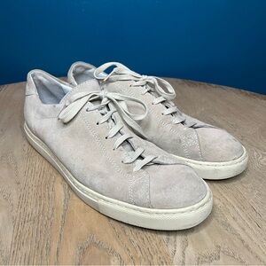 CQP Racquet Men’s Suede Lace Up Sneaker Cement Beige Casual Shoes EU 44/US 9.5